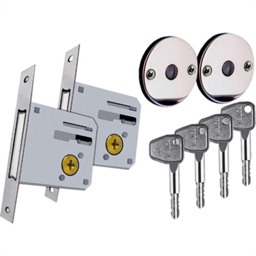 Alianca Trava Quadr. .Dupla Inox Pol