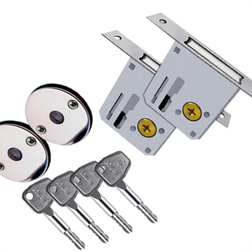 Alianca Trava Quadr. .Dupla Inox Pol