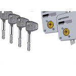 Alianca Trava Quadr. .Dupla Inox Pol