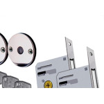 Alianca Trava Quadr. .Dupla Inox Pol
