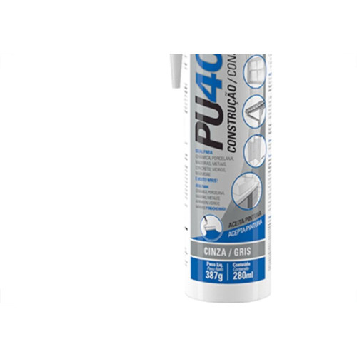 Tek Selante Pu40Fix Bond Cinza 387G