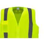 Kalipso Colete  Amarelo 1 Bolso.Xg