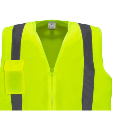 Kalipso Colete  Amarelo 1 Bolso.Xg