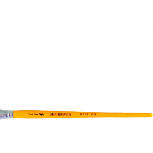 Tigre Pincel Chato Ref: 815 X 20 - Kit C/6 Pc