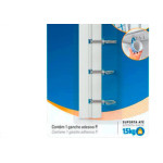 Tek Gancho  Zafira Branco/Metal P