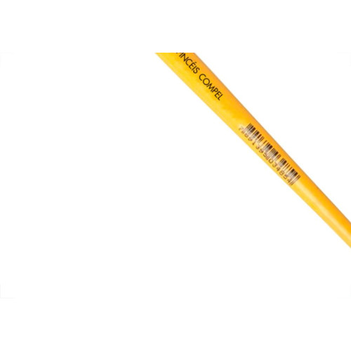 Compel Pincel Chato Cerda Branca 14 - Kit C/6 Pc