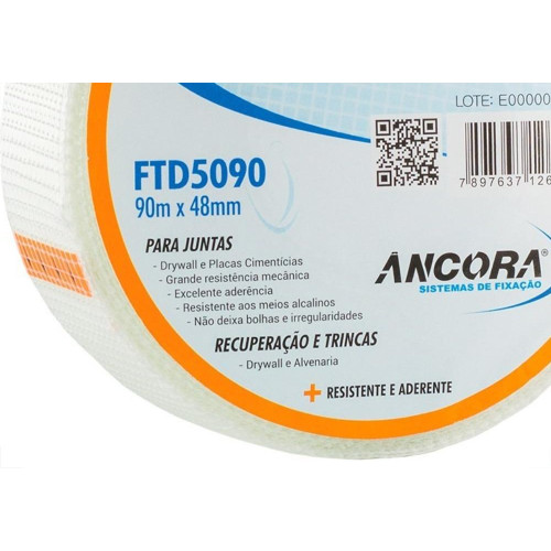 Ancora Fita Adesiva Telada Fibr.Vidro 48X90Mt