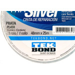 Tek Fita Adesiva Silver  48Mmx25M-Prata