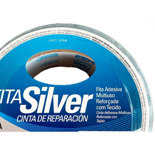 Tek Fita Adesiva Silver  48Mmx25M-Prata