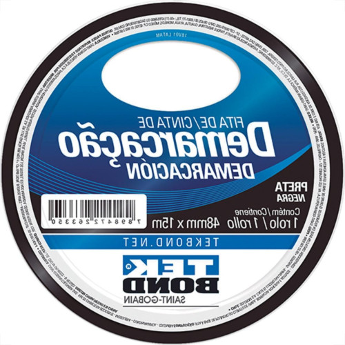 Tek Fita Demarcao Solo  48Mmx15M-Preta