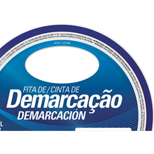 Tek Fita Demarcao Solo  48Mmx15M-Azul