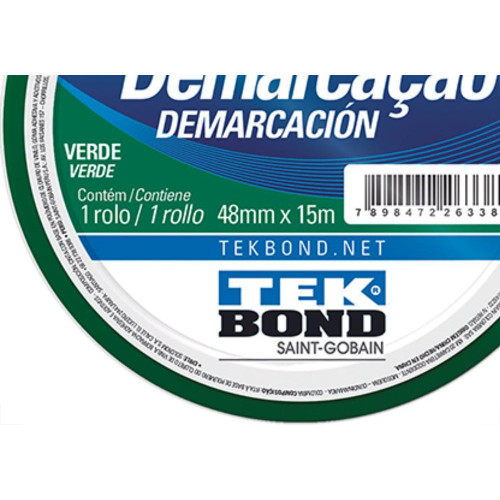 Tek Fita Demarcao Solo  48Mmx15M-Verde