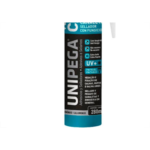 Unipega Cola Veda Calha  Aluminio 260Gr