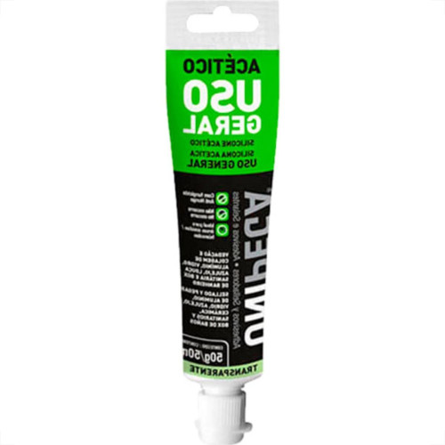 Unipega Silicone  Acet.Incolor 50Gr - Kit C/24 Un