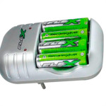 Flex Xcell Carregador Pilha C/4Pilha Fx.C03-4P