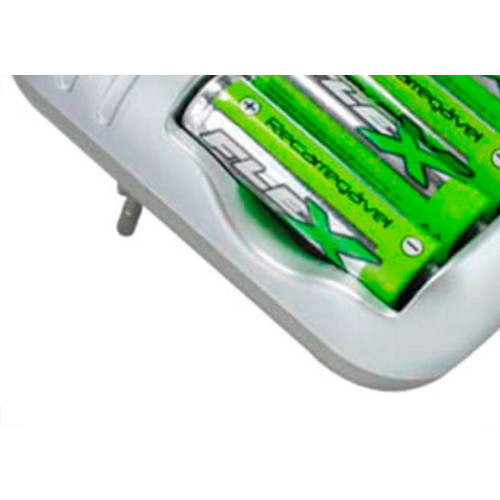 Flex Xcell Carregador Pilha C/4Pilha Fx.C03-4P