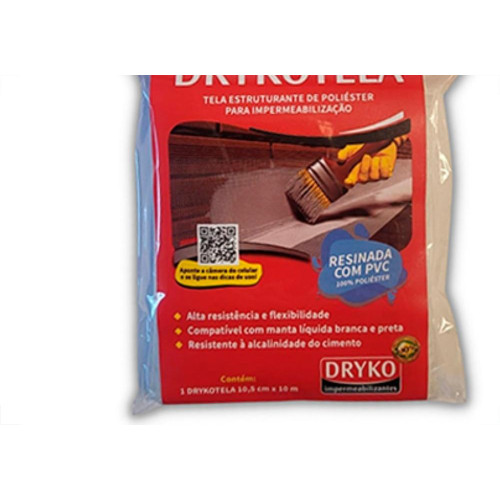 Dryko Tela Resinada  10Cm X 10Mt