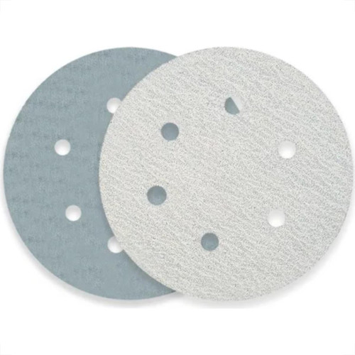 Disflex Disco Lixa Pluma Branco 6X220 6Furo - Kit C/10 Pc