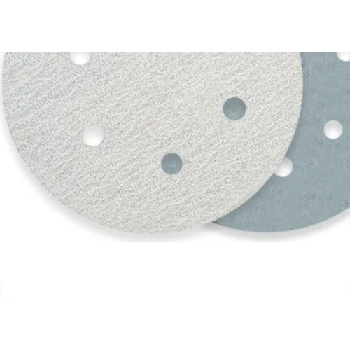 Disflex Disco Lixa Pluma Branco 6X220 6Furo - Kit C/10 Pc