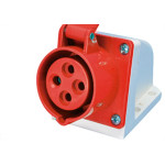 Jng Tomada  3P+T 16A Verm Mgi-114 6H