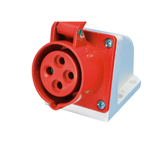 Jng Tomada  3P+T 16A Verm Mgi-114 6H