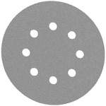 Disflex Disco Lixa Pluma Branco 5X400 8Furo - Kit C/10 Pc