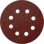 Disflex Disco Lixa Pluma Ferro 5 X120 8Furo - Kit C/10 Pc