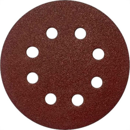 Disflex Disco Lixa Pluma Ferro 5 X120 8Furo - Kit C/10 Pc