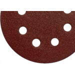 Disflex Disco Lixa Pluma Ferro 5 X120 8Furo - Kit C/10 Pc