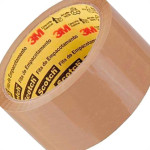 3M Fita Adesiva P/Embalagem Marrom  48 X 50 - Kit C/4 Rl