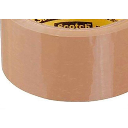 3M Fita Adesiva P/Embalagem Marrom  48 X 50 - Kit C/4 Rl