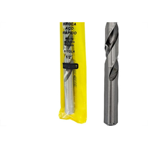 Broca Aco Rapido Jomarca- 1/2'' - Kit C/5 Pecas