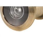 Visor Para Porta Soprano Latao Flo - Ouro Velho