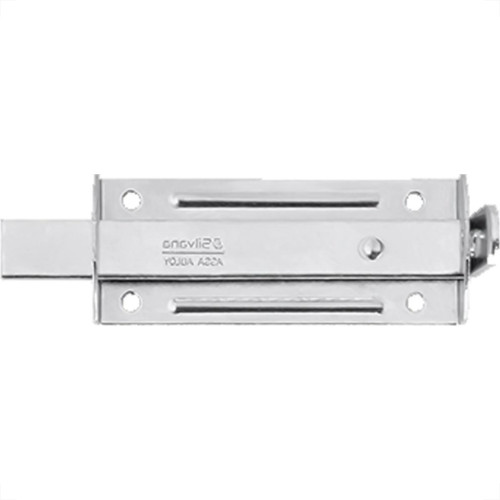 Fecho Chato Para Cadeado Zincado 460 - 4'' - Kit C/12 Pecas