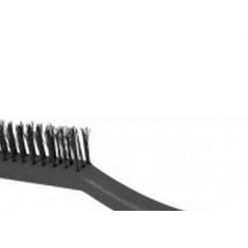 Escova De Aco Manual Roma Plastico Com Cabo 3 Fileiras - Kit C/12 Pecas