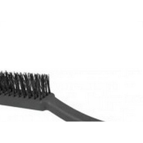Escova De Aco Manual Roma Plastico Com Cabo 4 Fileiras - Kit C/12 Pecas
