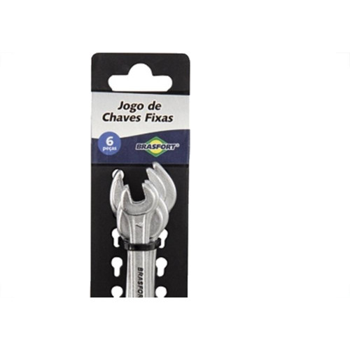 Chave Fixa Jogo Brasfort 6 A 17 Com 6 Pecas - 6038