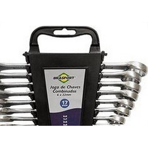 Chave Combinada Jogo Brasfort 6 A 22Mm Com 12 Pecas - 6034