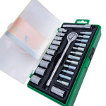 Kit Waft Jogo Soquete 1/4'' Com Catraca Com 25 Pecas 6044