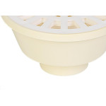 Ralo Sifonado Krona Redondo Branco 10Cm