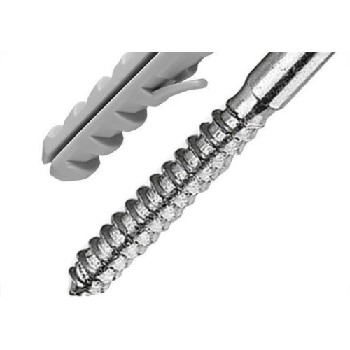 Parafuso Com Bucha 12 Cabeca Sextavada Pacote Com 50 Pecas (5/16X70)