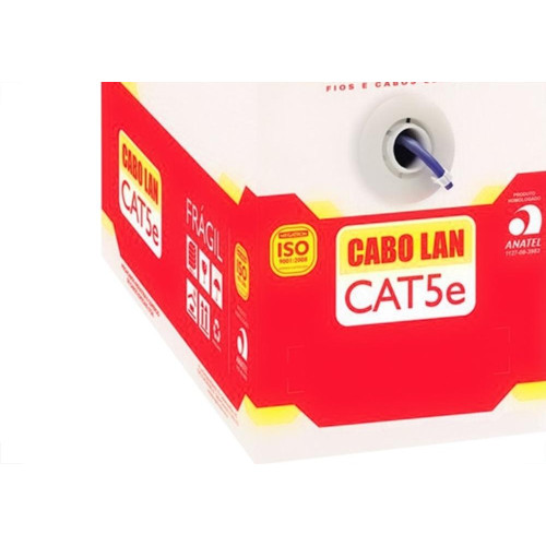 Cabo De Rede/Informatica Megatron 4 Pares Cat5E Com 305M