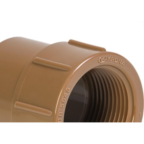 Luva Soldavel Com Rosca Krona 25Mmx3/4'' Lr - Kit C/50 Pecas
