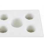 Conector Porcelana Brasfort 2 Polos - 16Mm Fixar - 8766 - Kit C/10 Pecas