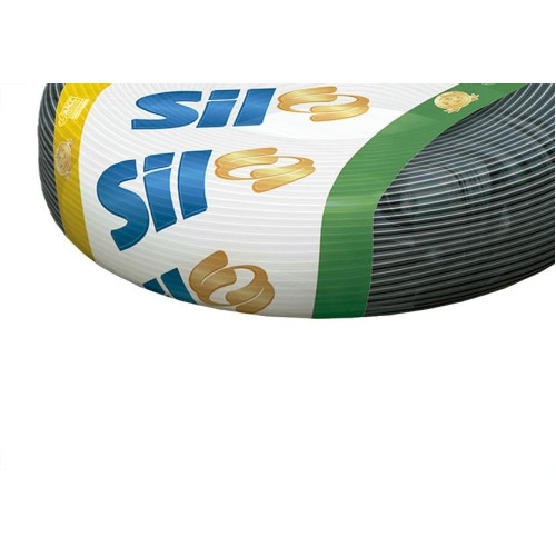 Cabinho Flexivel Sil 16,0Mm Preto Com 100M