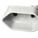 Pino Femea Ilumi 2 Polos 20A. Cinza - 1420Pct - Kit C/10 Pecas