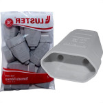 Pino Femea Luster 2 Polos 10A. Cinza 2075 - Kit C/10 Pecas