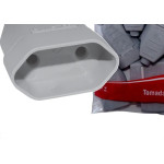 Pino Femea Luster 2 Polos 10A. Cinza 2075 - Kit C/10 Pecas