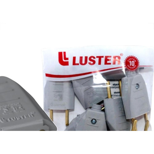 Pino Macho Luster 2 Polos 10A. Cinza 2060 - Kit C/10 Pecas