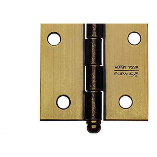 Dobradica Blister Silvana 880 - 3'' Fzo-Oxidada (3 Pecas Com Parafuso)